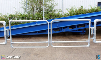 Self Closing Safety Gate - Double - Galvanised