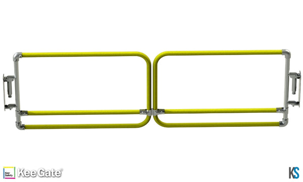 Self Closing Safety Gate - Double - Powdercoated