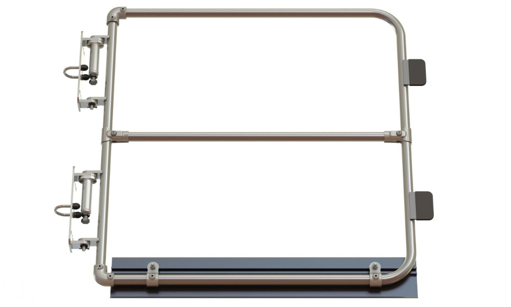 Self Closing Safety Gate - Single Full Height - Galvanised