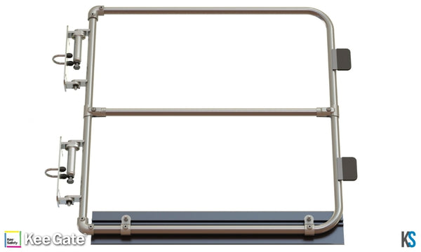 Self Closing Safety Gate - Single Full Height - Galvanised