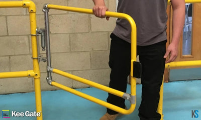 Self Closing Safety Gate - Single - Powdercoated