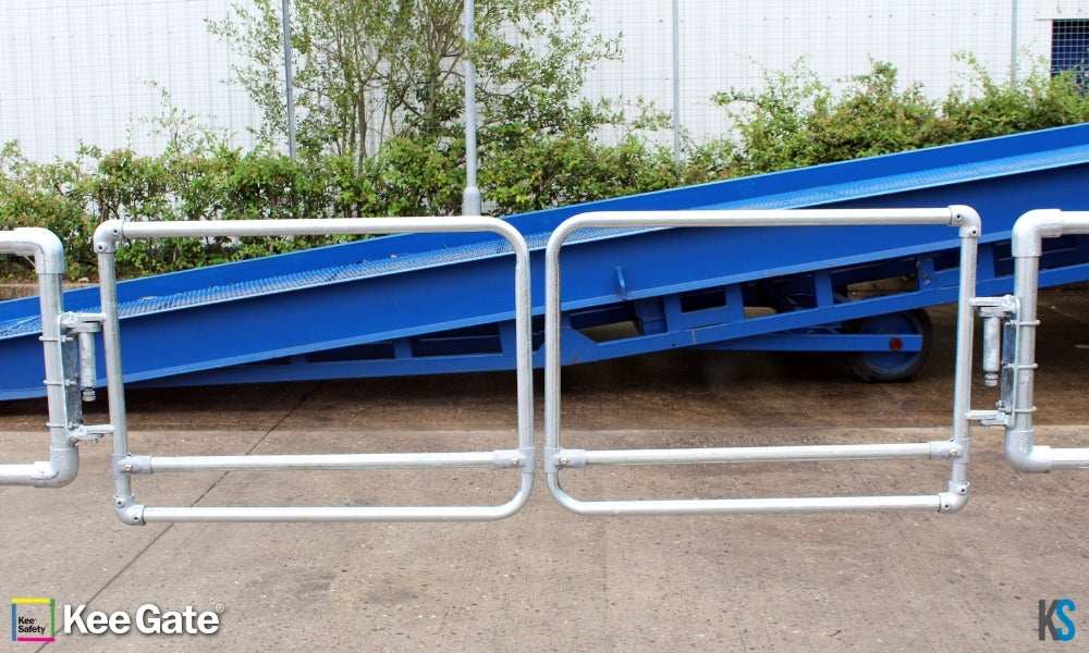 Self Closing Safety Gate - Double - Galvanised
