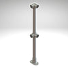 Corner Post 42.4 mm - Pre-assembled Handrail Part