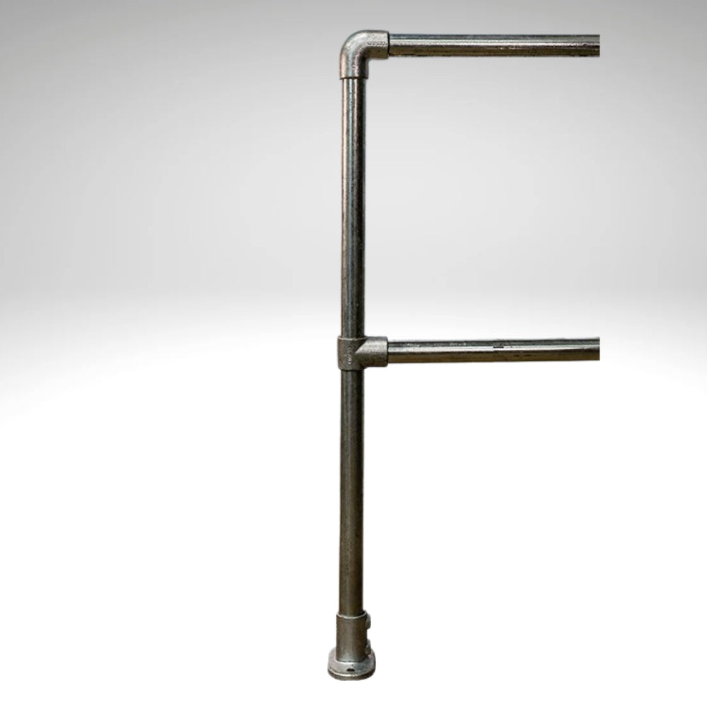 Handrail End Post 42.4 mm - Pre-assembled Handrail Part