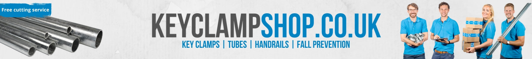 Welcome to Keyclampshop, your shop for key clamps, tubes and handrails