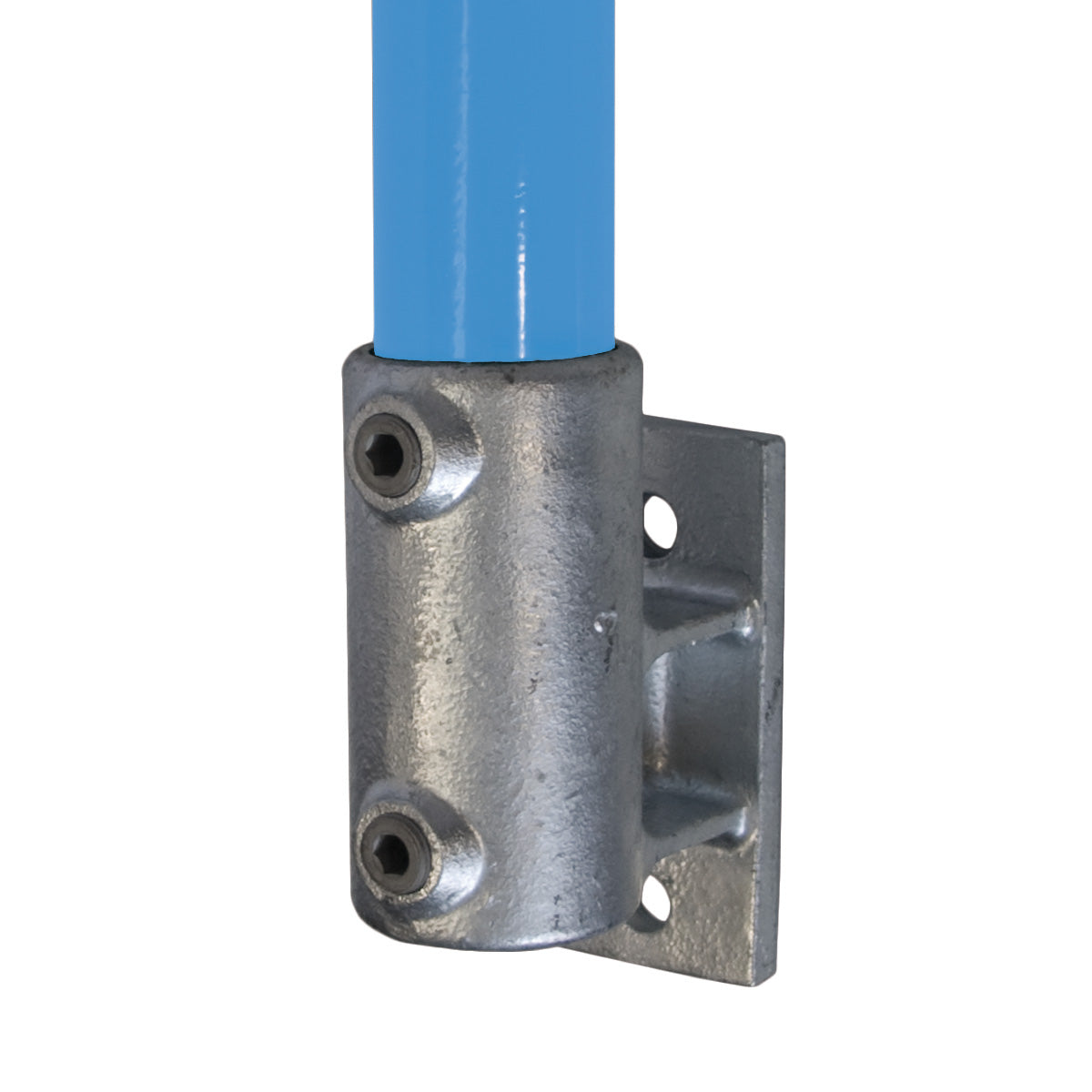 Support For Metal Railing Offset Vertical Wall-Mounted Railing Base (42.4 mm / Size 7