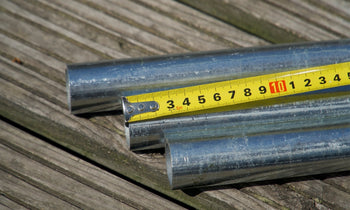 Galvanised Steel Tube - Size 6 - 33.7 mm - Cut to length